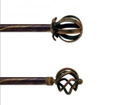 Obrázek: Záclonová tyč Forja - kovaná - VÝPRODEJ