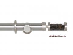 Obrázek Záclonová tyč Infiniti Custom - nerez 30mm - VÝPRODEJ